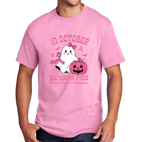 Breast Cancer Awareness T-Shirt (Pink Text) Breast Cancer Awareness T-Shirt (Pink Text) Thumbnail